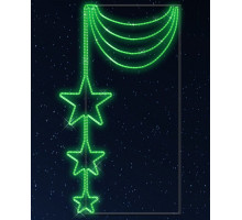 Звезда световая Звездное колье [1.47x0.85 м] RL-KN-013G