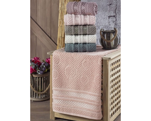 Набор из 6 полотенец для лица (50x90 см) Nikea