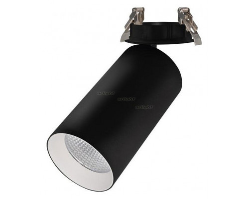 Спот Arlight SP-POLO-BUILT-R95-25W Day4000 (BK-WH, 40 deg) 027321
