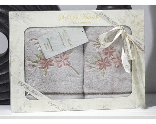 Набор из 2 полотенец для ванной Nuans S.038стоне