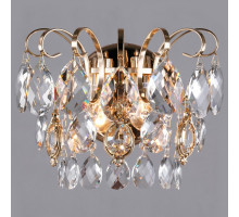 Накладной светильник Eurosvet Crystal 10081/2 золото/прозрачный хрусталь Strotskis