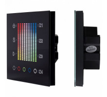 Панель-регулятора цвета RGBW сенсорная встраиваемая Arlight SR-2300 SR-2300TP-IN Black (DALI, RGBW)