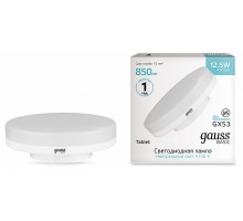 Лампа светодиодная Gauss Basic GX53 12.5Вт 4100K 10849232