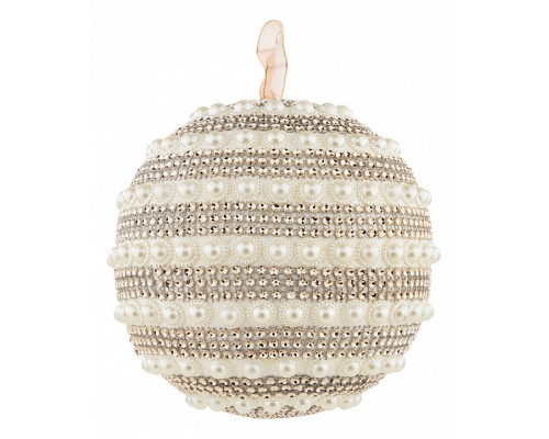 Елочный шар (18 см) Rose Gold 860-1008