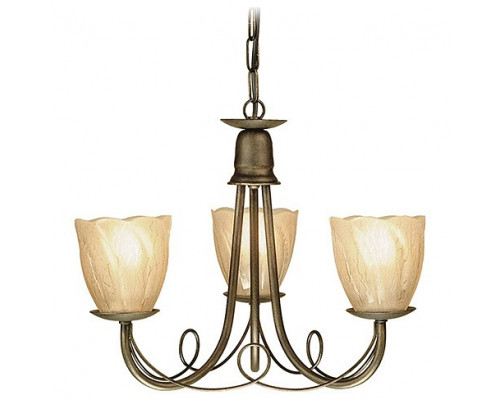 Подвесная люстра Elstead Lighting Minster MN3 BLK/GOLD