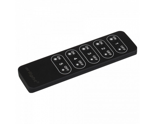 Пульт-диммер кнопочный Arlight SR-2833 SR-2833K5 Black (диммер 5 зон)