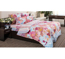 Постельное белье семейное Акварель