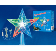 Верхушка на елку Uniel Звезда ULD-H1516-010/DTA MULTI STAR