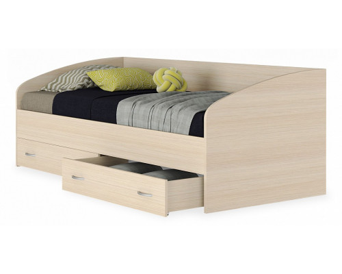 Кровать Уника 90 с матрасом ГОСТ 2000x900