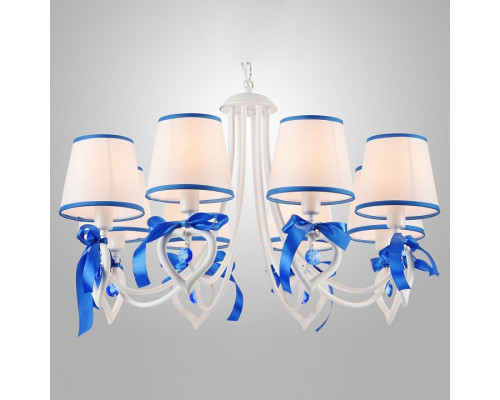 Подвесная люстра Eurosvet 60066 60066/8 белый/синий