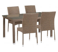 Набор уличный Баринас T256B/Y380B-W56 Light Brown 4Pcs