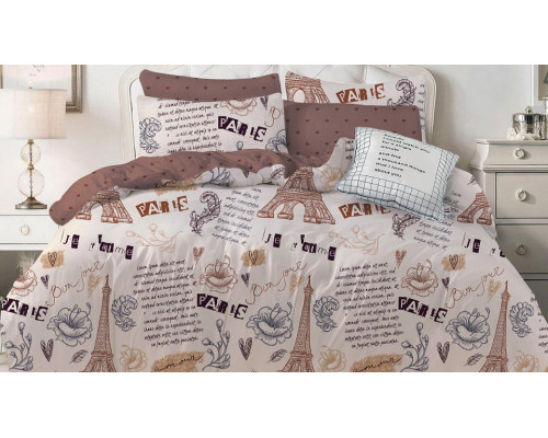 Постельное белье двуспальное Утренний Париж
