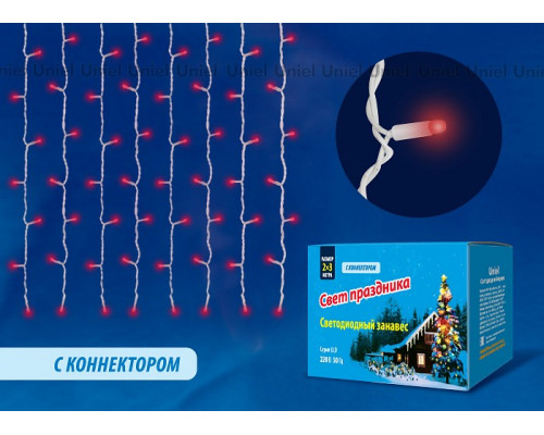 Занавес световой Uniel ULD-C2030 ULD-C2030-240/SWK RED IP67