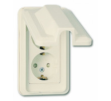 Розетка двойная с заземлением Imex 70 Wide Ivory WRP 2212