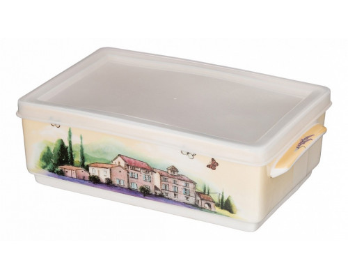 Блюдо с крышкой (20.5x12 см) Лаванда 104-731