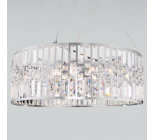 Подвесной светильник Eurosvet Lory 10116/8 хром/прозрачный хрусталь Strotskis
