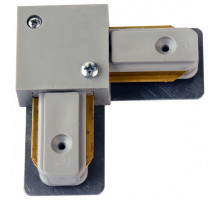 Соединитель с токопроводом угловой L-образный для треков Horoz Electric L Connector 