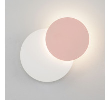 Накладной светильник Eurosvet Figure 40135/1 белый/розовый 6W