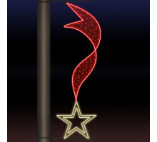 Панно световое День Победы [0.6x1.84 м] RL-KN-9-5-RWW-dR