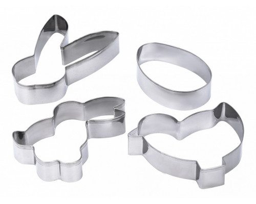 Набор из 4 форм для выпечки (10 см) Пасха 17075