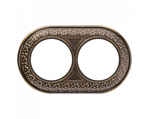 Рамка на 2 поста Werkel Antik Runda WL70-frame-02