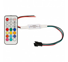 Контроллер-регулятор цвета RGBW с пультом ДУ Arlight CS-2015 CS-2015-RC-RF21B (1024pix, 5-24V, ПДУ 21кн)