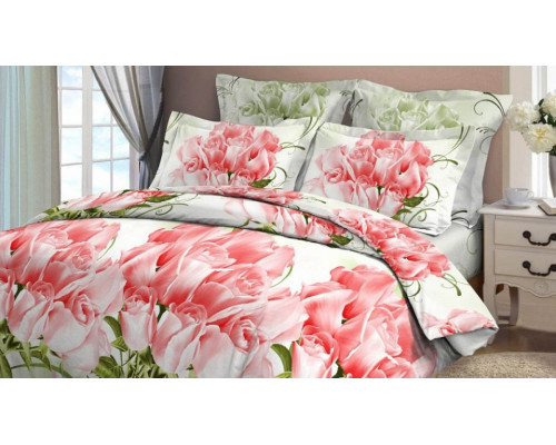 Постельное белье полутораспальное Коллекционные Розы-1