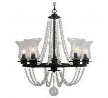 Подвесная люстра Arte Lamp Malia A6586LM-5BK