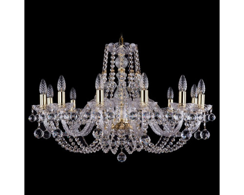 Подвесная люстра Bohemia Ivele Crystal 1406 1406/12/300/G/Balls