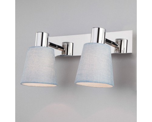 Спот Eurosvet Culver 20080/2 хром/голубой