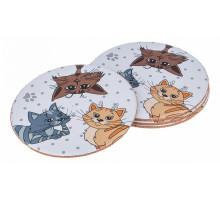 Набор из 4 подстаканников Озорные Коты 898-116