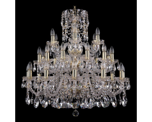 Подвесная люстра Bohemia Ivele Crystal 1412 1412/12+12+6/300/3d/G
