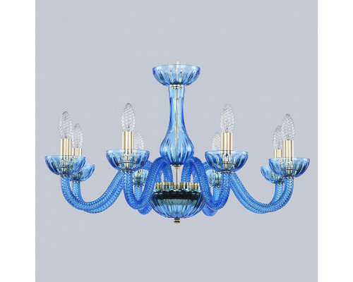 Подвесная люстра Bohemia Ivele Crystal Ivele Crystal 3 1310/8/240 G Aq/Aquamarime/M-1H