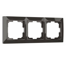 Рамка на 3 поста Werkel Snabb basic серо-коричневый W0032007