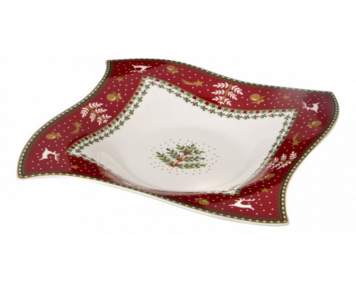 Блюдо декоративное (26х26х4 см) Christmas Collection 586-293