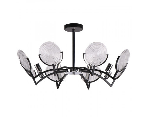 Люстра на штанге Imex MD.51382 MD.51382-8-P  BCH+BK