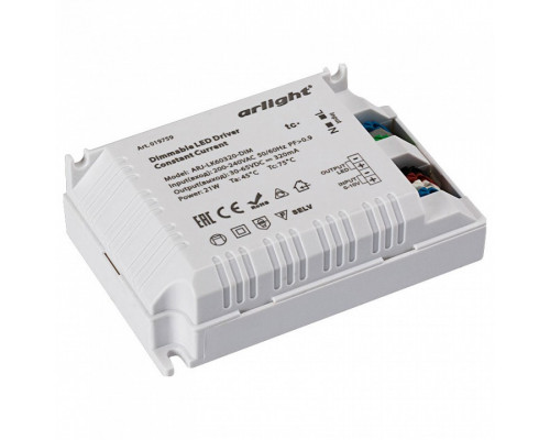 Блок питания Arlight  ARJ-LK65320-DIM (21W, 320mA, 0-10V, PFC)