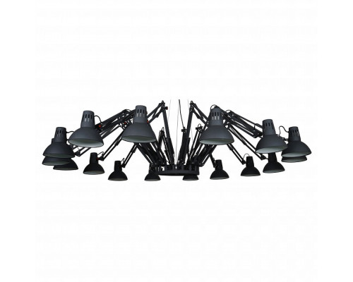 Подвесная люстра Arte Lamp Engineer A2043SP-16BK