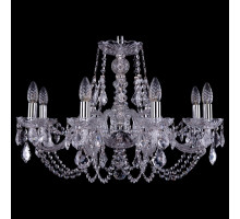 Подвесная люстра Bohemia Ivele Crystal 1406 1406/8/240/Ni/Leafs