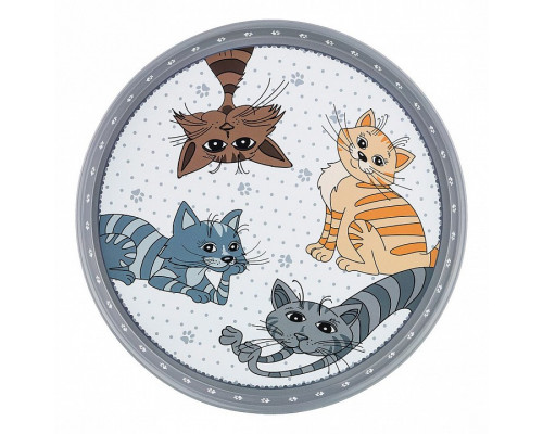 Поднос (33x2.1 см) Озорные коты 898-020