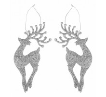 Набор из 2 елочных игрушек Олени 858-154