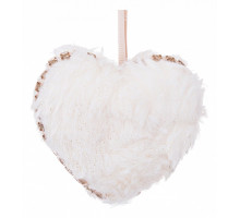 Елочная игрушка (7x3.5x8 см) Сердце 795-039