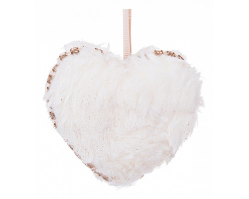 Елочная игрушка (7x3.5x8 см) Сердце 795-039