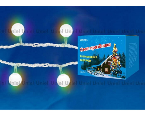 Гирлянда Супернить Uniel Радуга ULD-S0700-050/DTA RGB IP20 RAINBOW