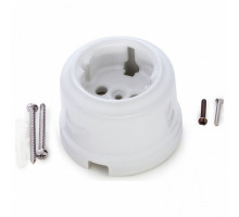 Корпус для розетки с заземлением Sun Lumen Керамика 058-988