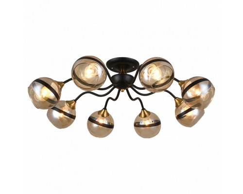 Потолочная люстра Imex 3595 MD.3595-8-S BK+FGD