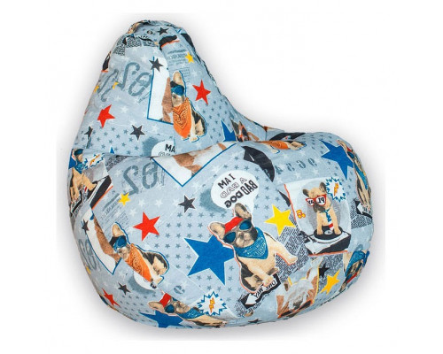 Кресло-мешок Бульдоги XL