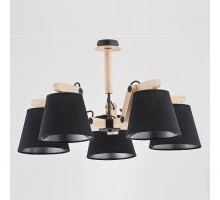 Люстра на штанге Alfa Joga Black 22715