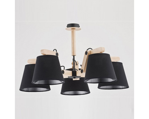 Люстра на штанге Alfa Joga Black 22715