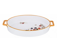 Блюдо декоративное (36.5x21x6 см) Ежевика 104-564